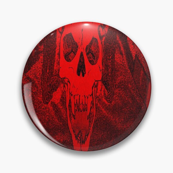 Item preview, Demon Skull of Penetrating Darkness designed and sold by Black-and-Red.