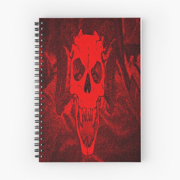 Item preview, Demon Skull of Penetrating Darkness designed and sold by Black-and-Red.