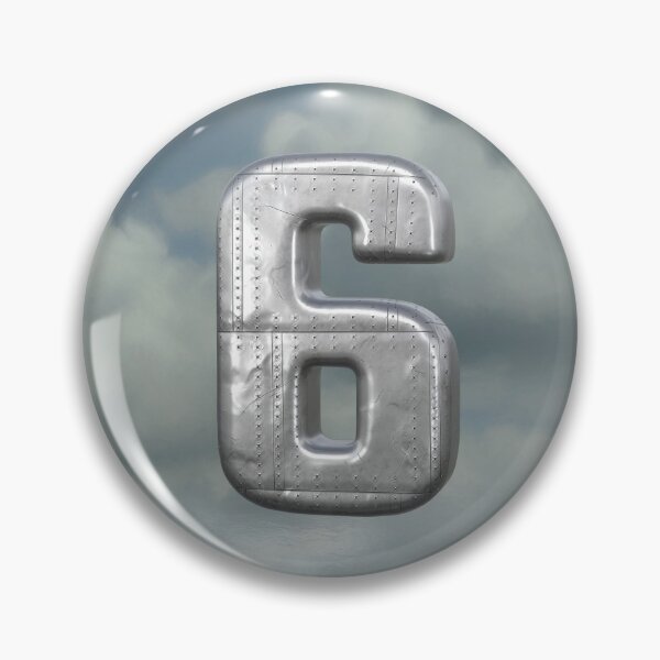 Item preview, Aviation Alphabet Number Six designed and sold by Elisabeth Lucas.