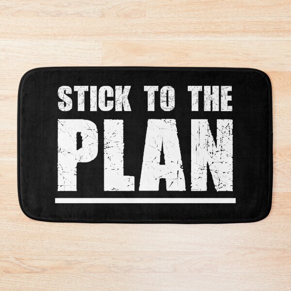 Item preview, Stick To The Plan designed and sold by MyFinancialSelf.