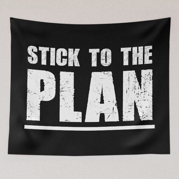 Item preview, Stick To The Plan designed and sold by MyFinancialSelf.