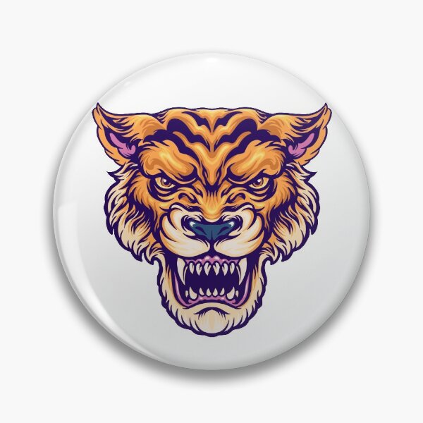 Item preview, Angry Tiger Head designed and sold by Ermland-LabeL.