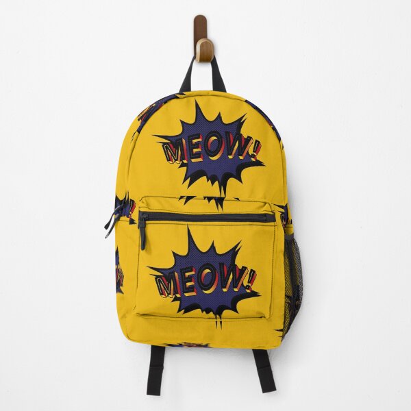 Item preview, Pop art MEOW! - Yellow designed and sold by SnarkyDoodles.