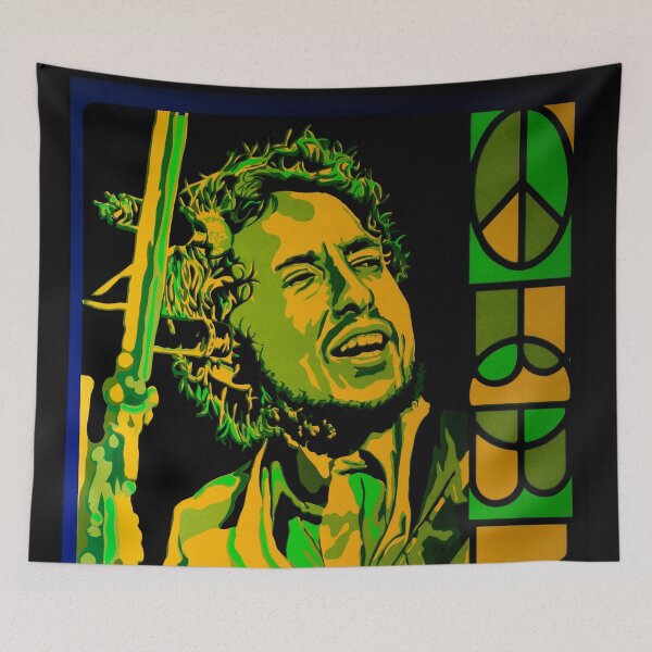 Item preview, Vintage Rock Poster, 1960s, antiwar, peace, Dylan, rock star, pyschedelic colors, Woodstock designed and sold by Nostrathomas66.