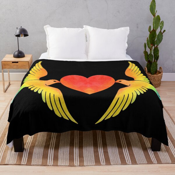 Item preview, Flame Love Birds designed and sold by FaithAndForest.