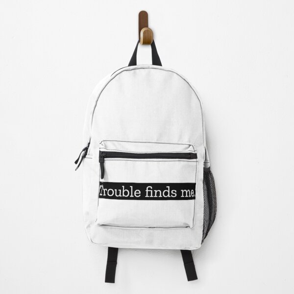 Item preview, Trouble finds me designed and sold by HappyPrints ⭐⭐⭐⭐⭐.