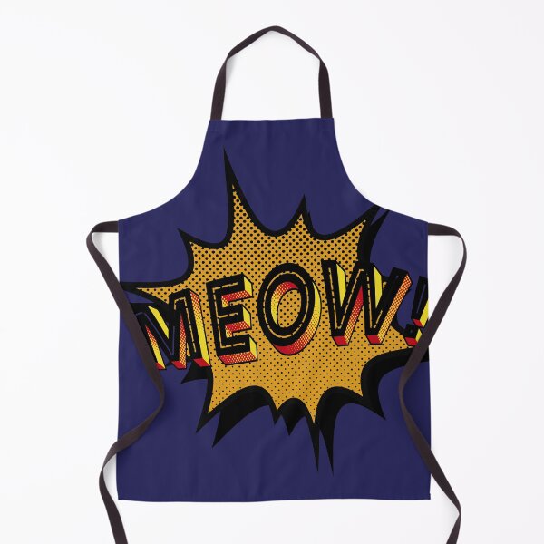 Item preview, Pop art MEOW! - Blue designed and sold by SnarkyDoodles.