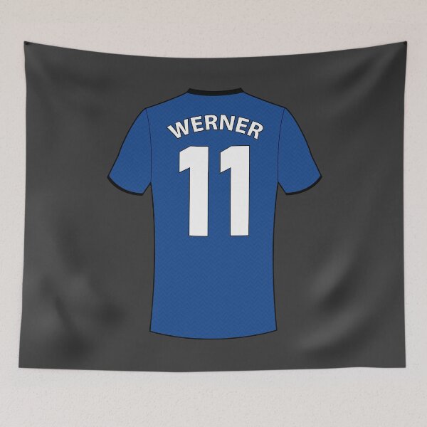 Item preview, Timo Werner football jersey with number designed and sold by Justtrendytees.