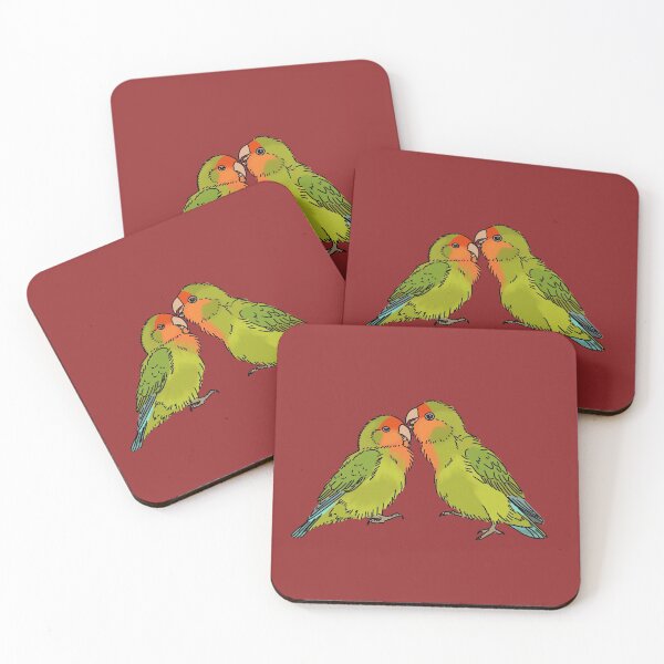 Item preview, Rosy-faced Lovebirds designed and sold by pjlatasdvm.