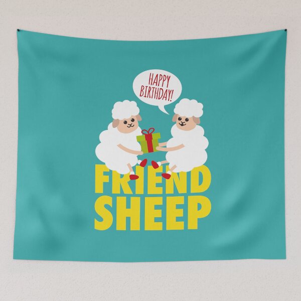 Item preview, Happy Birthday Sheep | Funny Pet Puns | Gift Ideas designed and sold by Fluffy-Vectors.