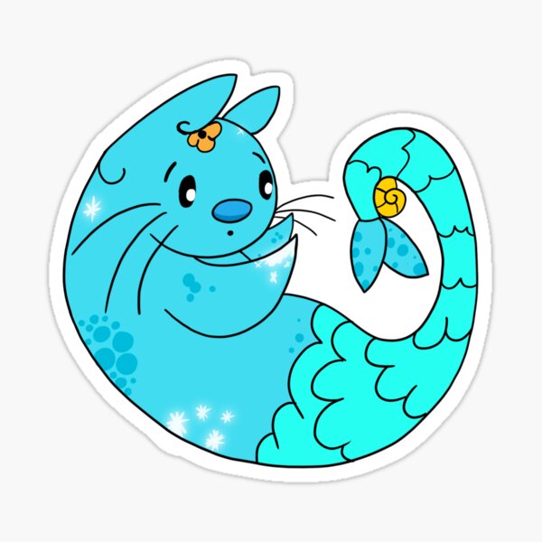 Mermaid Kitty  Sticker