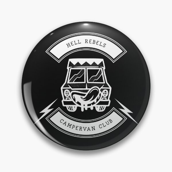 Item preview, Hells rebels, campervan club designed and sold by VanLife4Tees.