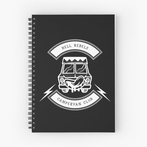 Item preview, Hells rebels, campervan club designed and sold by VanLife4Tees.