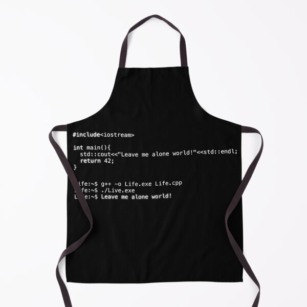 Item preview, Programming code "Leave me alone world!" designed and sold by BIXIDEV.