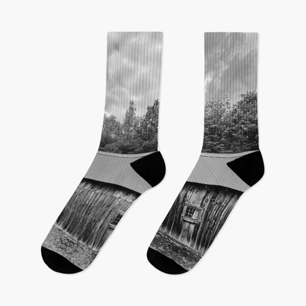 Item preview, Black and White Rustic Cabin Barn designed and sold by PRNTDADZ.
