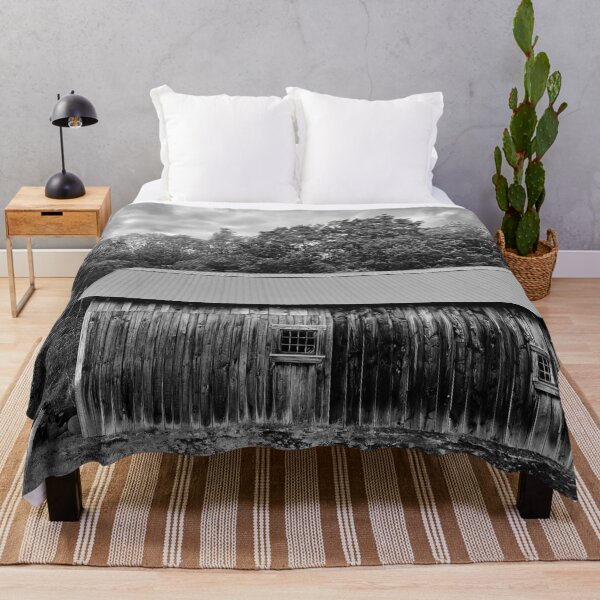 Item preview, Black and White Rustic Cabin Barn designed and sold by PRNTDADZ.
