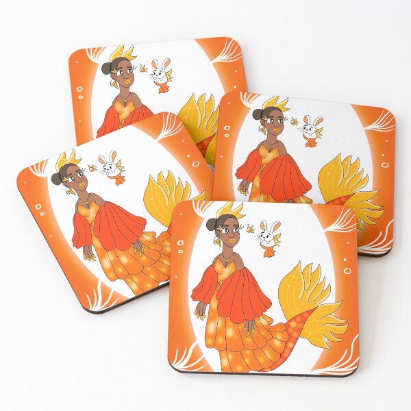 Item preview, Goldfish Mermaid designed and sold by MemeowGifts.