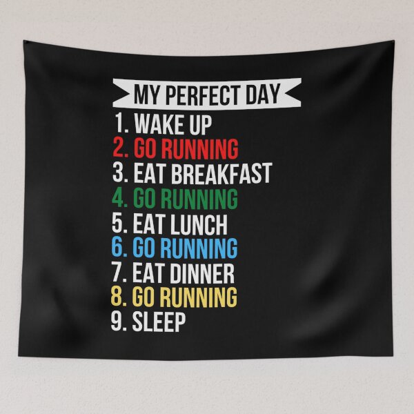 Item preview, My Perfect Day Go Running designed and sold by Sonatablue.