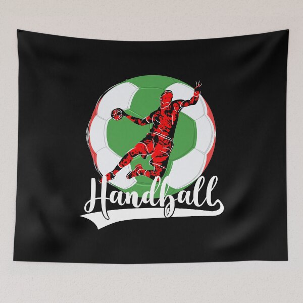 Item preview, Handball Player Circle Runner Back room designed and sold by besTmanuFacture.