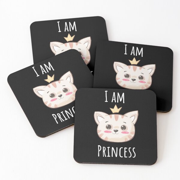 Item preview, Cat in a crown/ I am princess designed and sold by fluffyfriends.