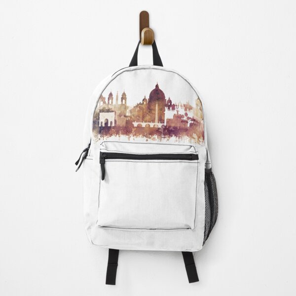 Item preview, Rome Skyline Watercolor Orange Purple by Zouzounio Art designed and sold by zouzounioart.