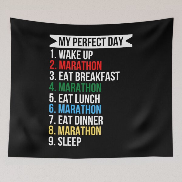 Item preview, My Perfect Day Marathon designed and sold by Sonatablue.