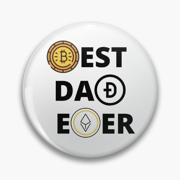 Item preview, Best Dad Ever Cryptocurrency Bitcoin Ethereum Dogecoin designed and sold by BeckySageLife.