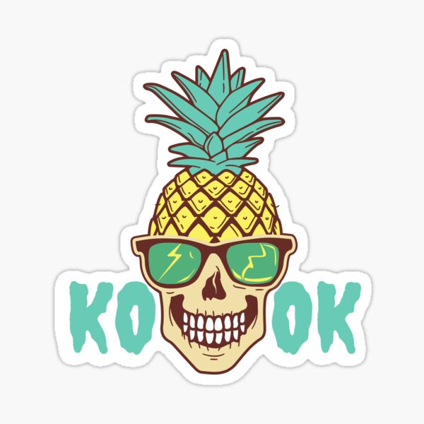 Kook pineapple Sticker