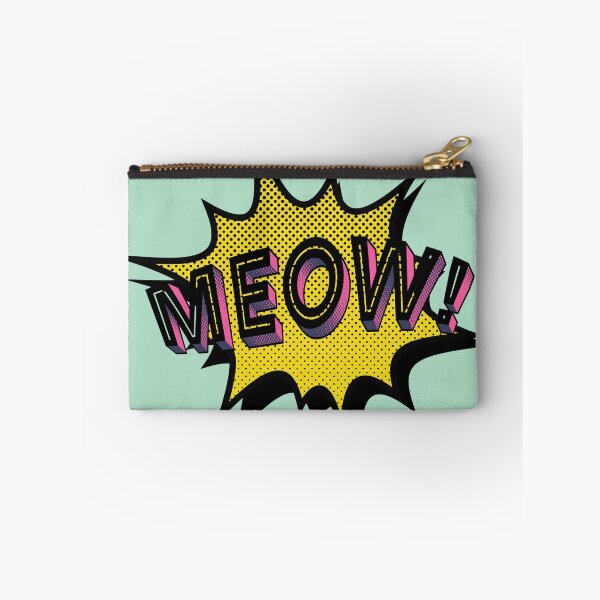 Item preview, Pop art MEOW! - Pink/Green designed and sold by SnarkyDoodles.