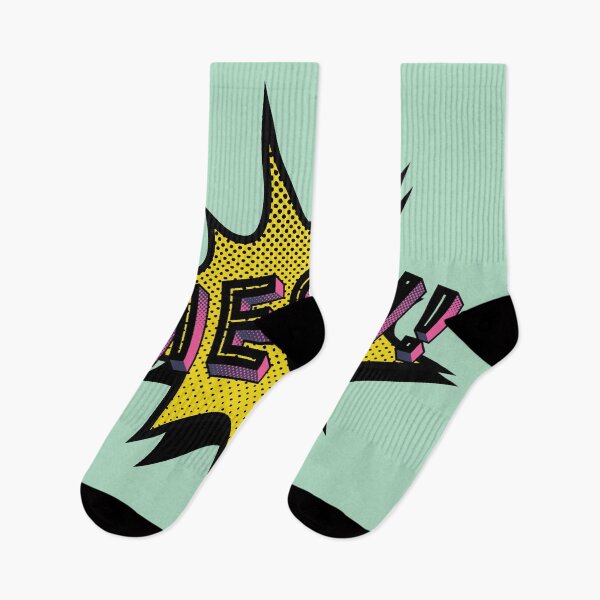Item preview, Pop art MEOW! - Pink/Green designed and sold by SnarkyDoodles.