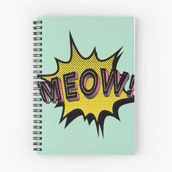 Item preview, Pop art MEOW! - Pink/Green designed and sold by SnarkyDoodles.