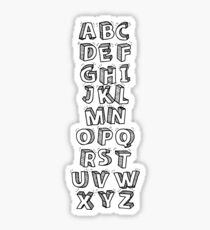 Alphabet Sticker