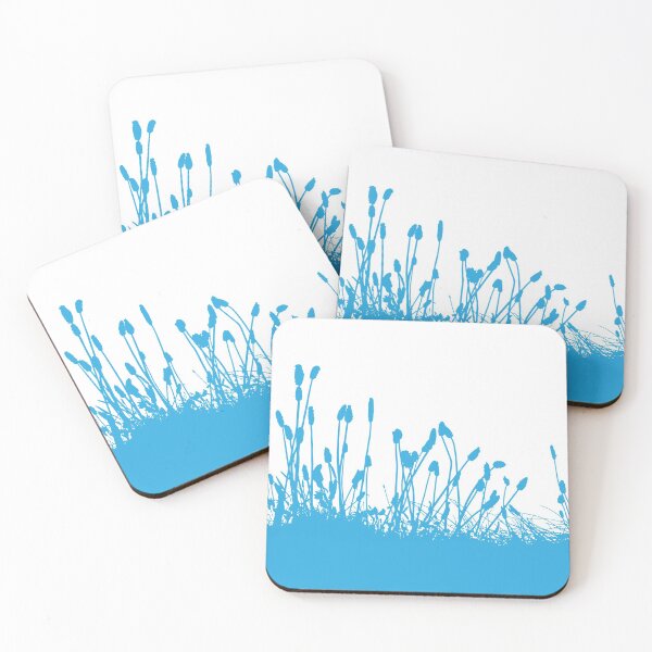 Item preview, WILDFLOWERS - BLUE, SILHOUETTE designed and sold by 5hertz.