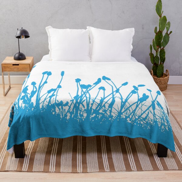 Item preview, WILDFLOWERS - BLUE, SILHOUETTE designed and sold by 5hertz.
