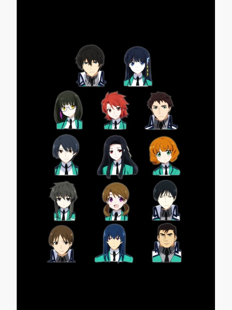 mahouka koukou no rettousei characters case skin for samsung galaxy by sazanami redbubble mahouka koukou no rettousei characters case skin for samsung galaxy by sazanami redbubble