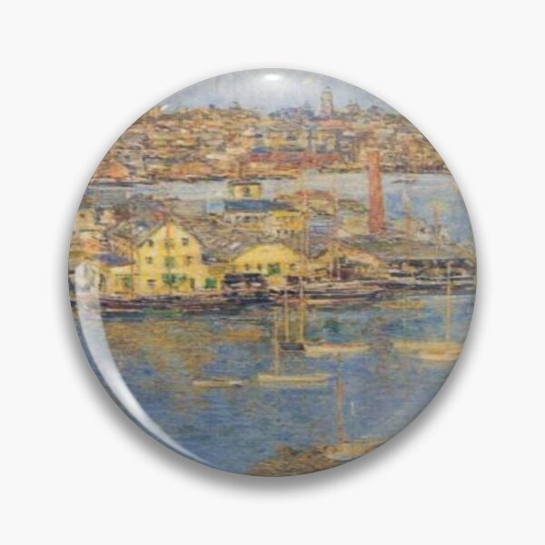 Item preview, Gloucester Harbor 1899 - Hassam Artwork Reproduction designed and sold by molamode.