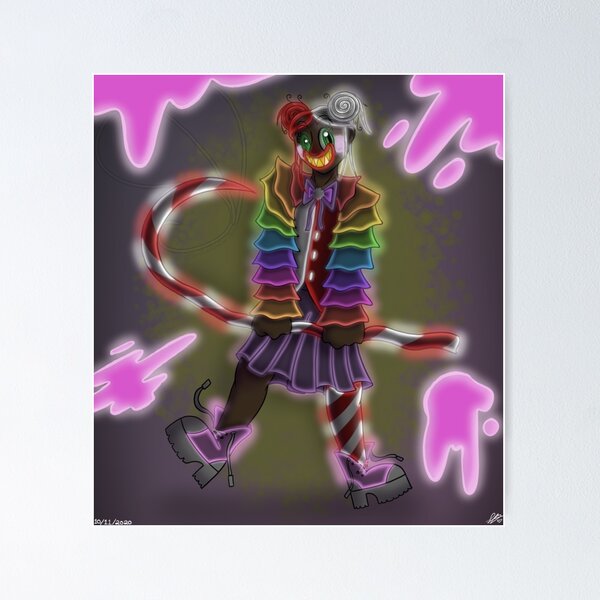 Item preview, Killer Clown (Glow Varient) designed and sold by SamIamLuvDov.