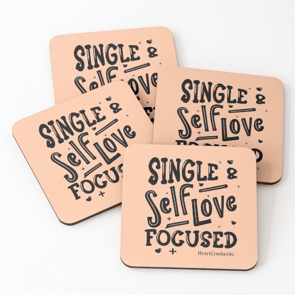 Item preview, Single & Self-Love Focused (Self Love Encouragement) designed and sold by HeartCrushes4u.