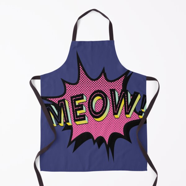 Item preview, Pop art MEOW! - Blue/Pink designed and sold by SnarkyDoodles.