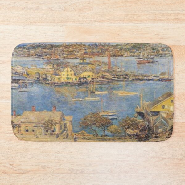 Item preview, Gloucester Harbor 1899 - Hassam Artwork Reproduction designed and sold by molamode.