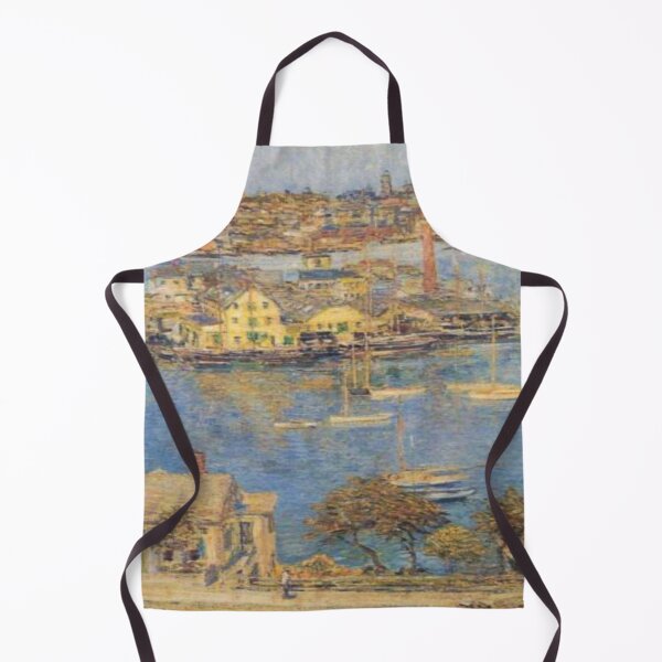 Item preview, Gloucester Harbor 1899 - Hassam Artwork Reproduction designed and sold by molamode.