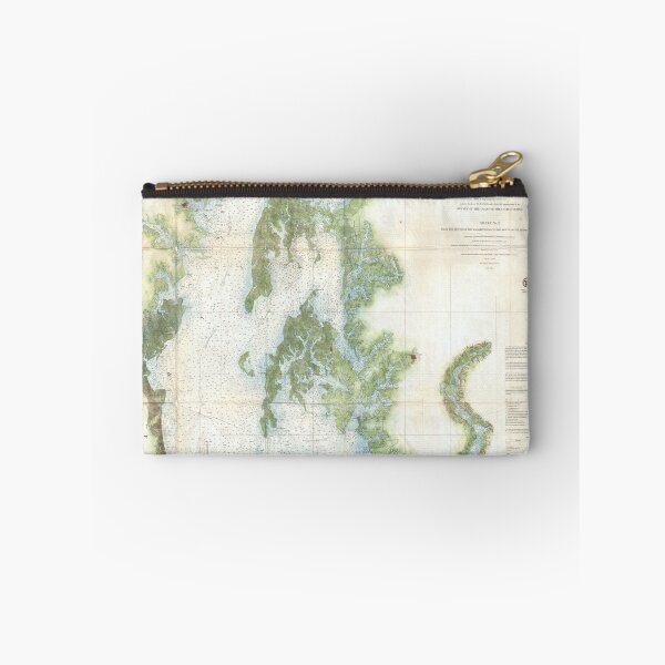 Item preview, Vintage Map of The Chesapeake Bay (1857) designed and sold by BravuraMedia.