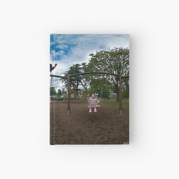 3 Kids on a Swing Hardcover Journal