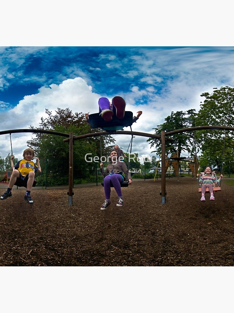 3 Kids on a Swing by VeryIreland