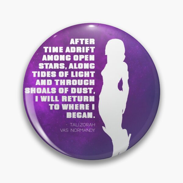 Item preview, Tali'Zorah Nebula Quote designed and sold by Tash Bentley.