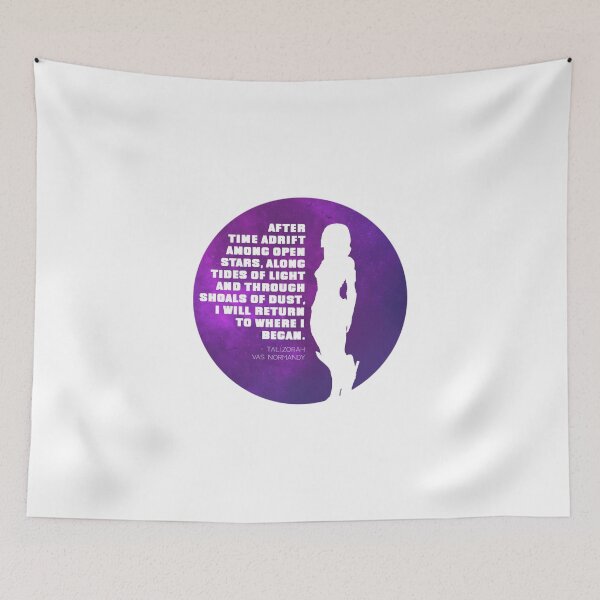 Item preview, Tali'Zorah Nebula Quote designed and sold by Tash Bentley.