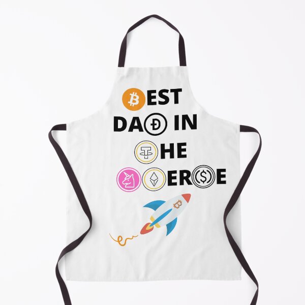 Item preview, Best Dad in the Universe Cryptocurrency Symbols designed and sold by BeckySageLife.