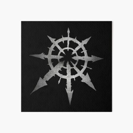 Chaos Symbol Wall Art Redbubble