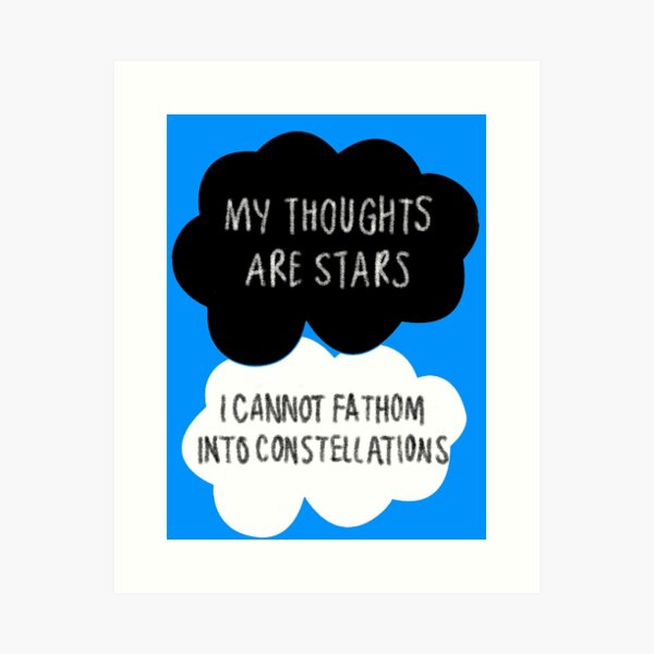 Item preview, My Thoughts are Stars designed and sold by Trisha Bagby.