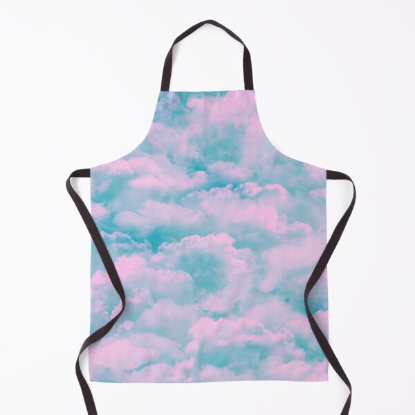 Item preview, Aqua teal sky, pink fluffy clouds, cloudy sky designed and sold by Glimmersmith.